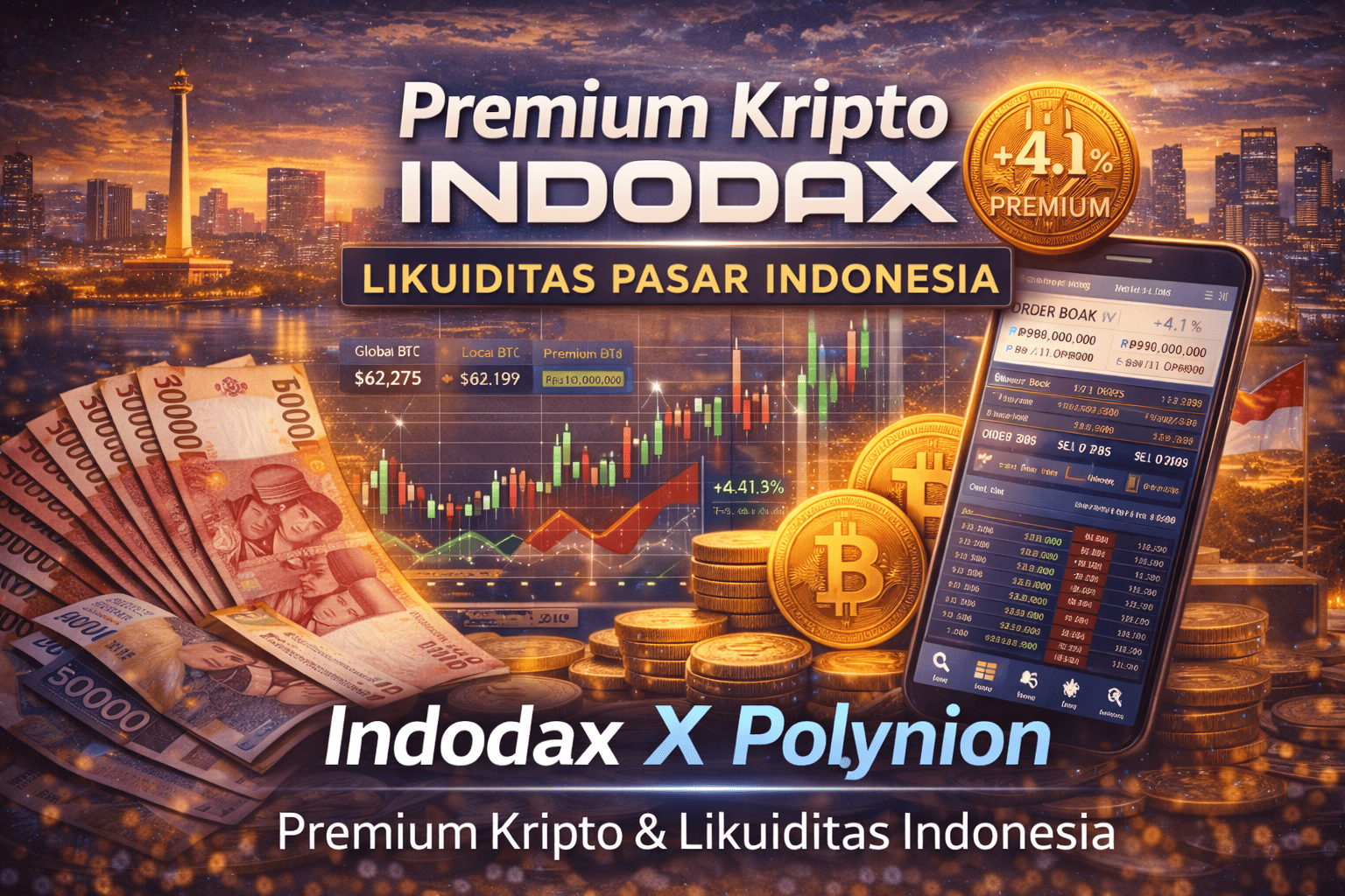Premium Kripto Indodax: Peran Likuiditas Pasar Indonesia
