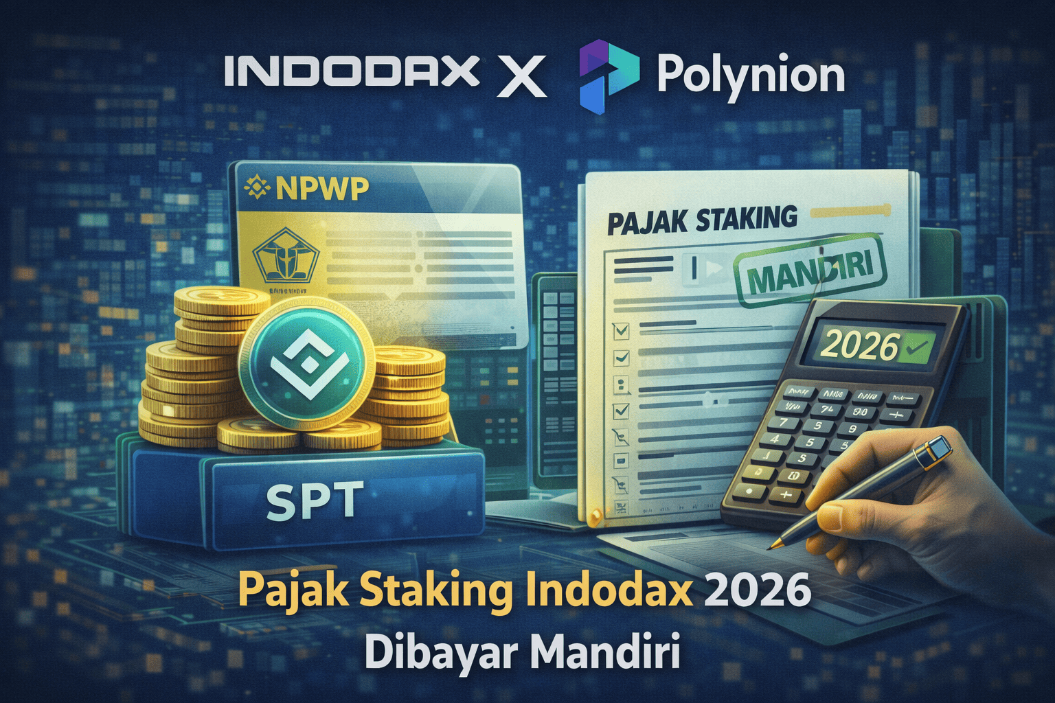Pajak Staking Indodax 2026 Dibayar Mandiri