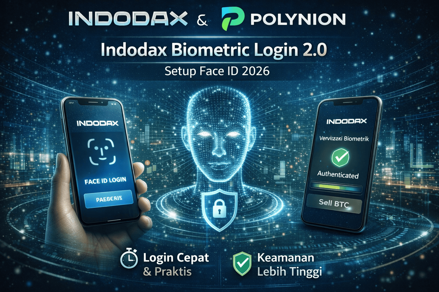 Indodax Biometric Login 2.0: Setup Face ID 2026
