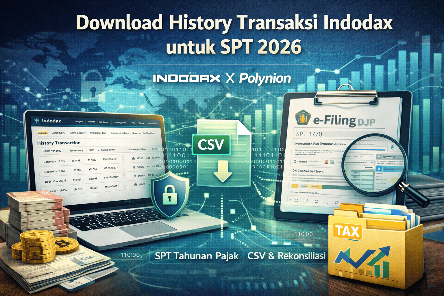 Download History Transaksi Indodax untuk SPT 2026