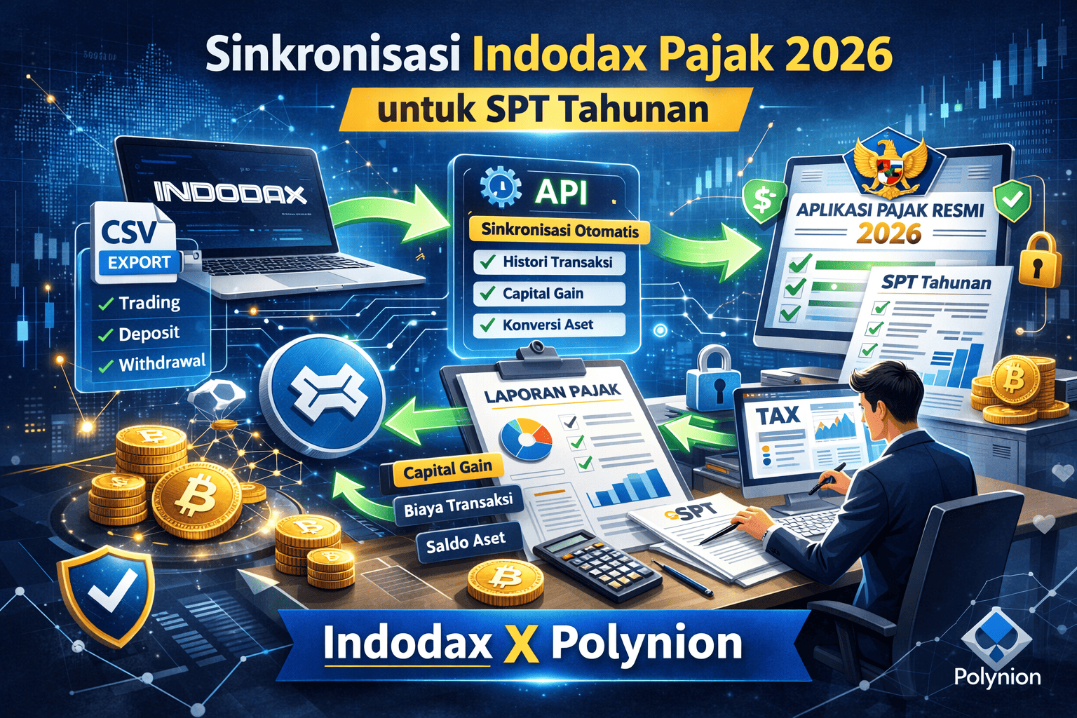 Sinkronisasi Indodax Pajak 2026 untuk SPT